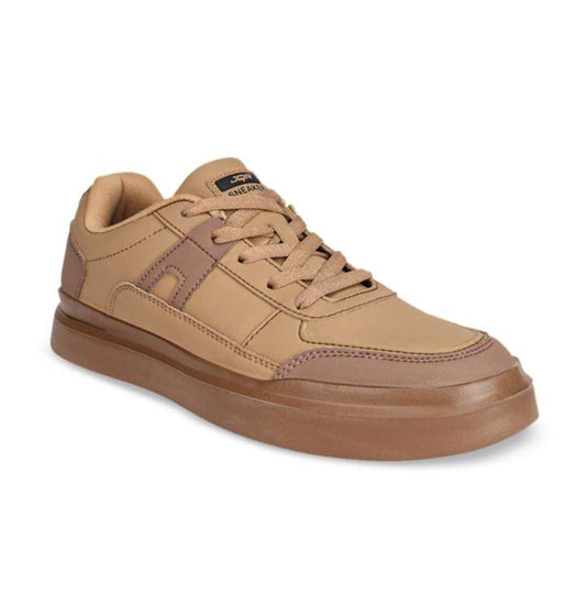 Stylish Brown Casual Sneakers for Men | Trendy & Comfortable Footwear